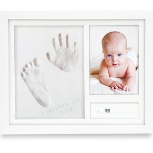 Baby handprint & footprint keepsake frame